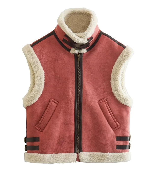 Ne-kd Bodywarmer | Elegant trendy mouwloos fleece vest vrouwen