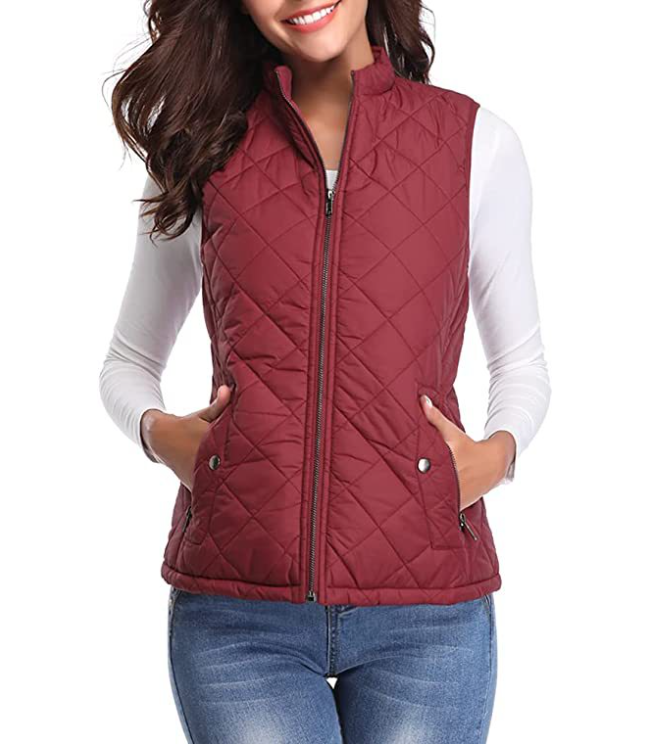 Loewa Bodywarmer | Stijlvol licht gewatteerde bodywarmer met ritssluiting voor dames