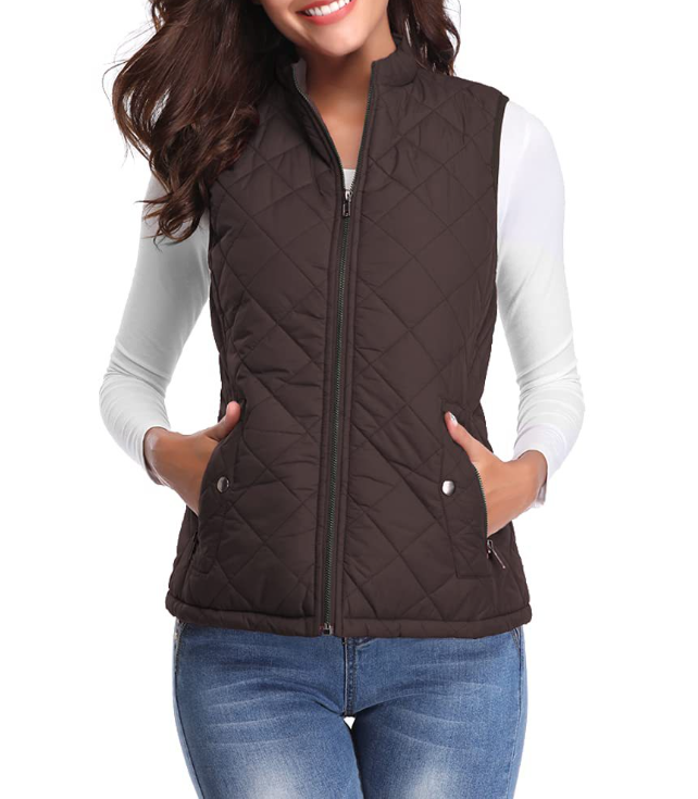 Loewa Bodywarmer | Stijlvol licht gewatteerde bodywarmer met ritssluiting voor dames