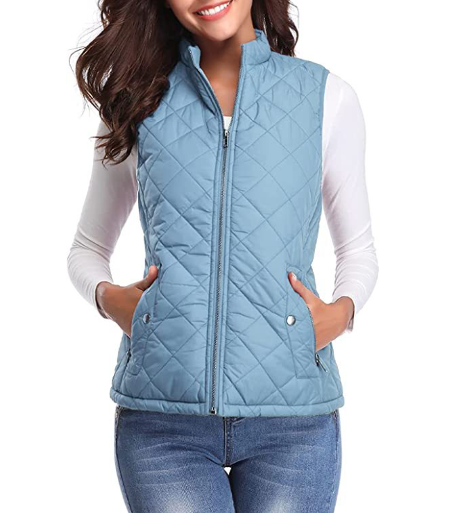 Loewa Bodywarmer | Stijlvol licht gewatteerde bodywarmer met ritssluiting voor dames