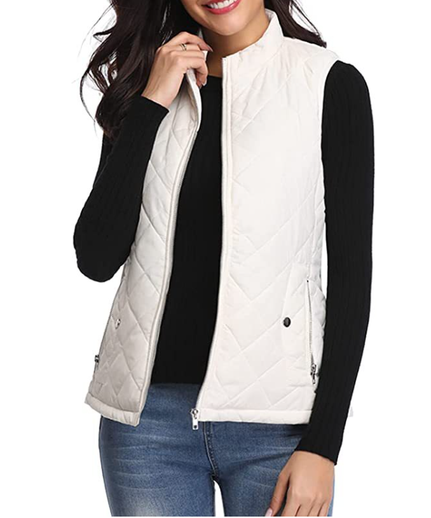 Loewa Bodywarmer | Stijlvol licht gewatteerde bodywarmer met ritssluiting voor dames