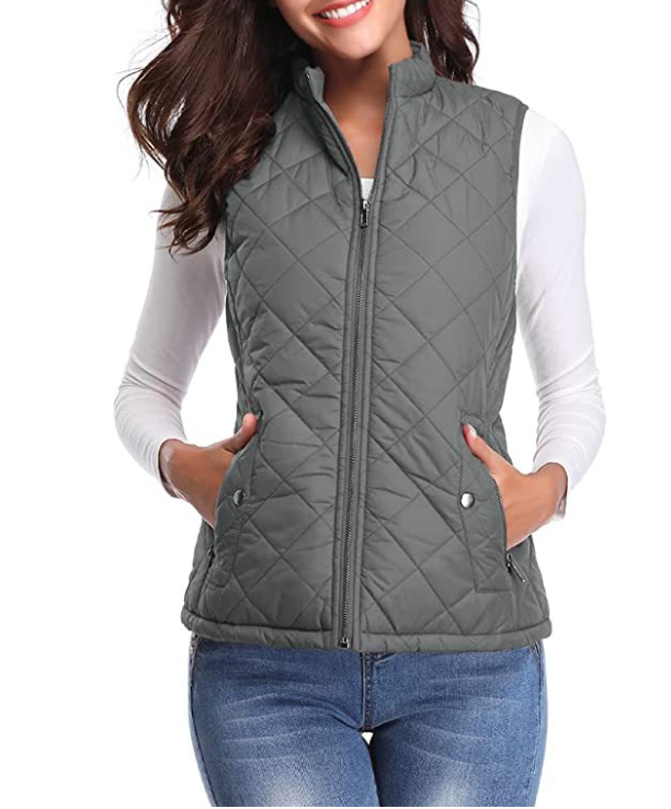 Loewa Bodywarmer | Stijlvol licht gewatteerde bodywarmer met ritssluiting voor dames