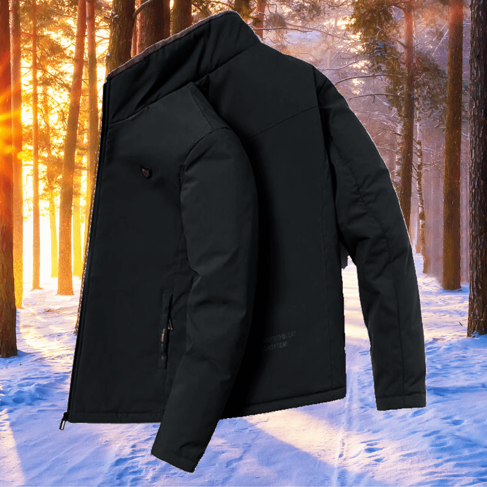 Tom Fleece Jack | Casual winterjas voor mannen met een warme voering