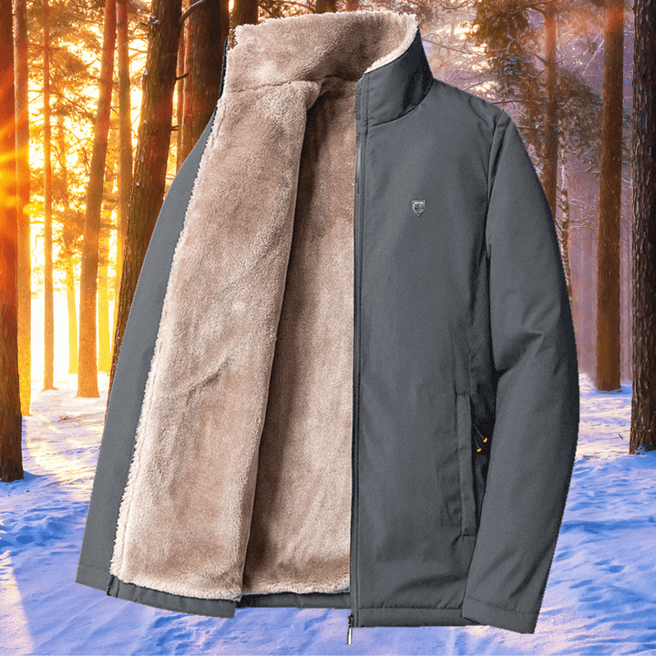 Tom Fleece Jack | Casual winterjas voor mannen met een warme voering