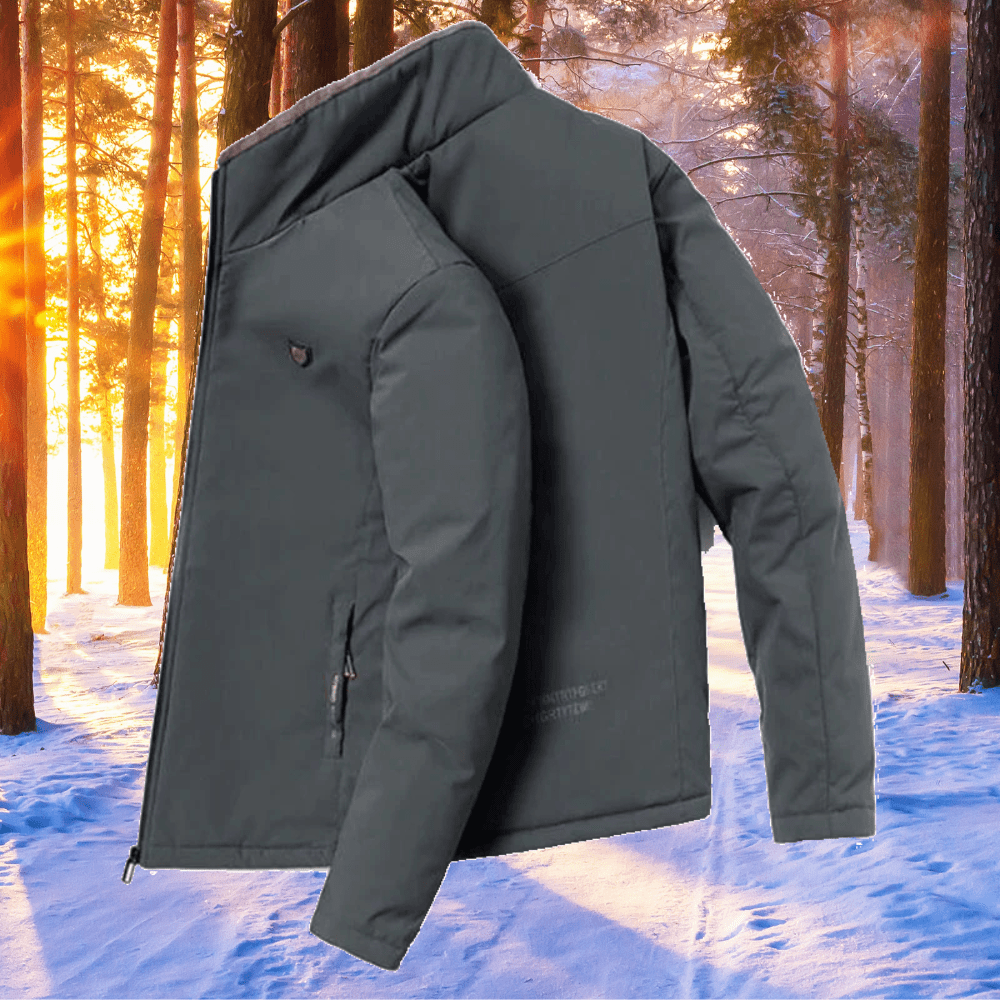 Tom Fleece Jack | Casual winterjas voor mannen met een warme voering