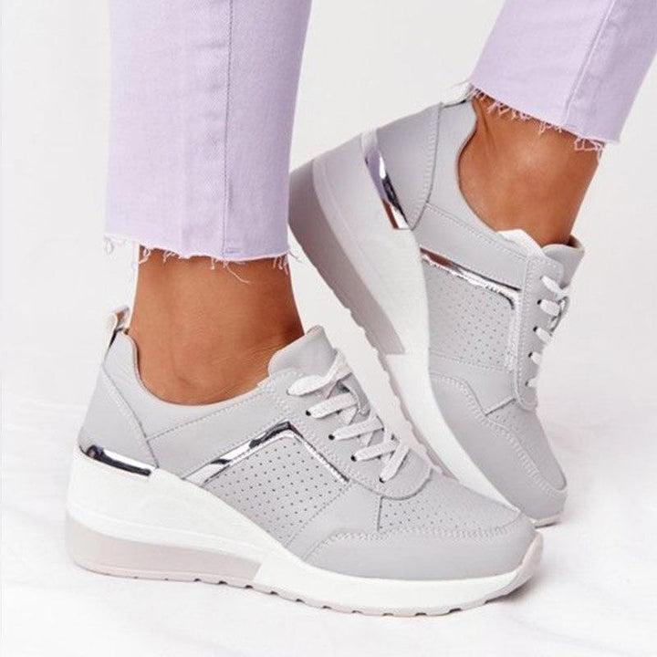 Riley Wedges Sneakers | Comfortabele modieuze vetersneakers