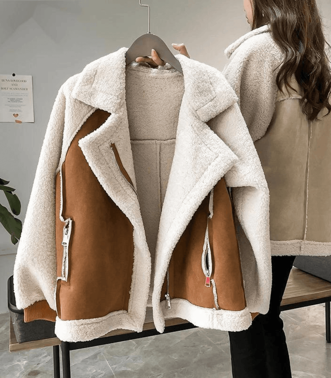 Sophie Jas | Oversized teddyjas voor dames, warm en comfortabel