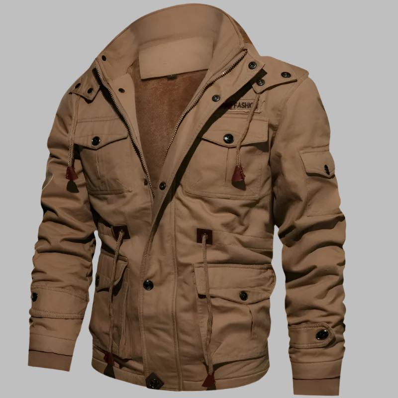 Max Jas | Warme militaire winterjas in tactische stijl voor heren